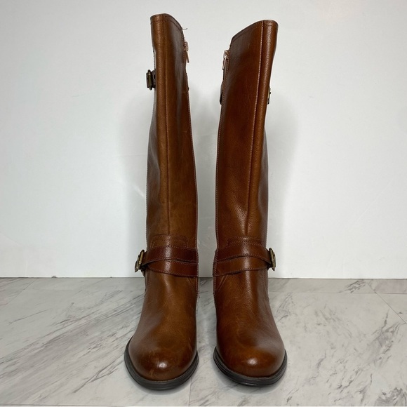 New! Naturalizer June Brown Knee High Riding Boot 6M - Picture 2 of 15